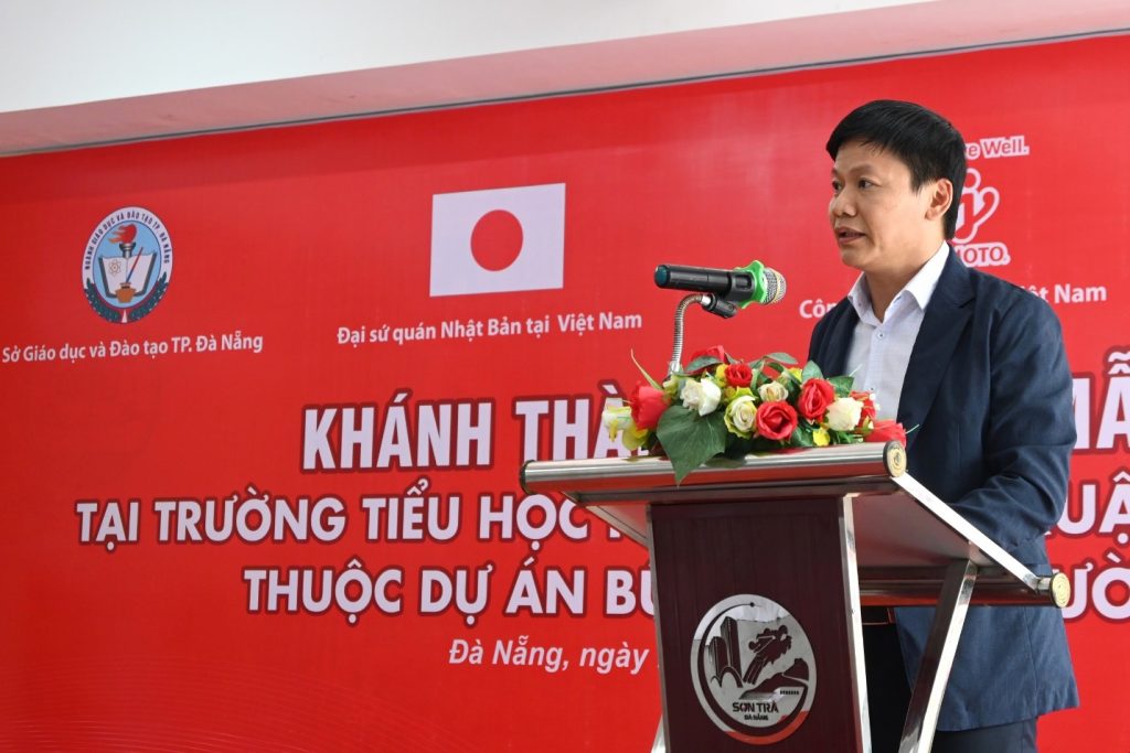 Ông Nguyễn Thanh Đề – Vụ trưởng Vụ Giáo dục thể chất, Bộ Giáo dục và Đào tạo phát biểu.
